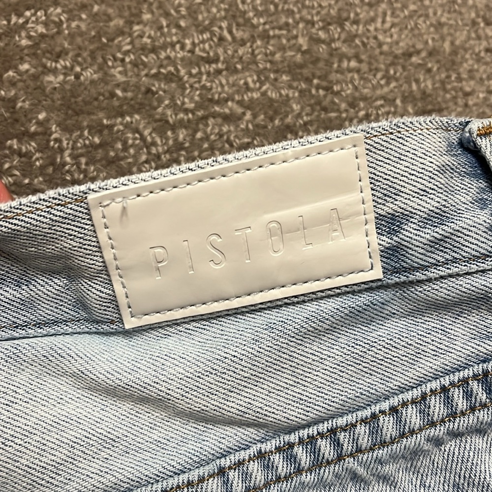 Pistola Acid-Wash High Rise Straight Leg Jeans Size 29 - Picture 9 of 10